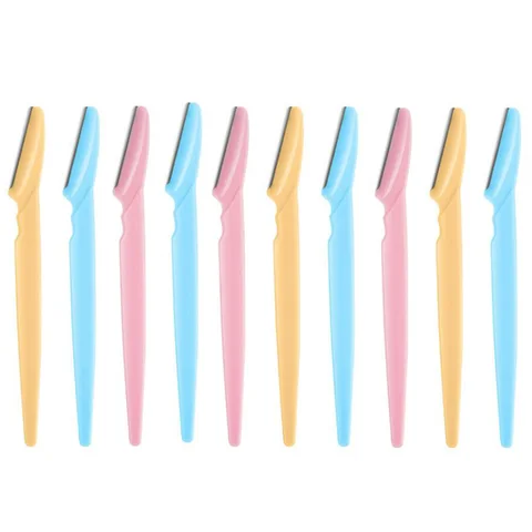 Набор из 10 шт. триммеров для бровей  plastic+metal