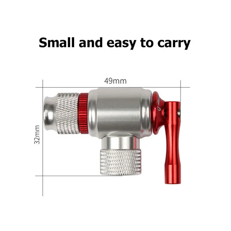 

GUB P006 Aluminium Fast Inflatable Mouth Bicycle Carbon Dioxide Mini Pump Inflatable Mouth MTB Road Bike Portable Cycling Valve