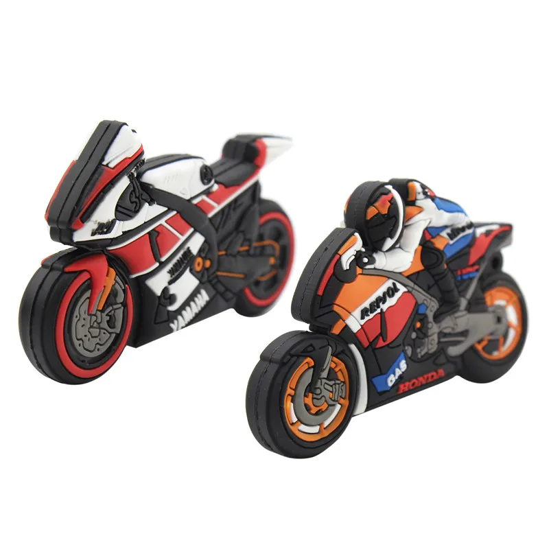 TEXT ME Мультфильм Крутой мужской мотоцикл гонщик usb флеш-накопитель usb 2,0 4 ГБ 8 ГБ 16 ГБ 32 ГБ 64 ГБ флешка, подарок Любовь