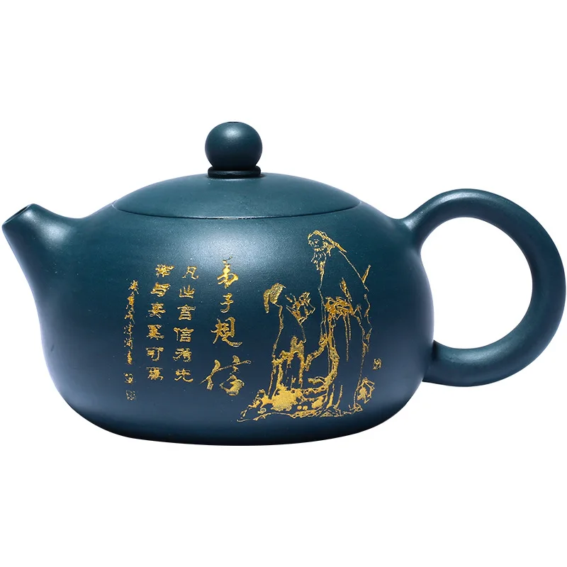 

Yixing handmade purple clay teapot producing area teapot teaware Tianqing clay Xishi teapot gift