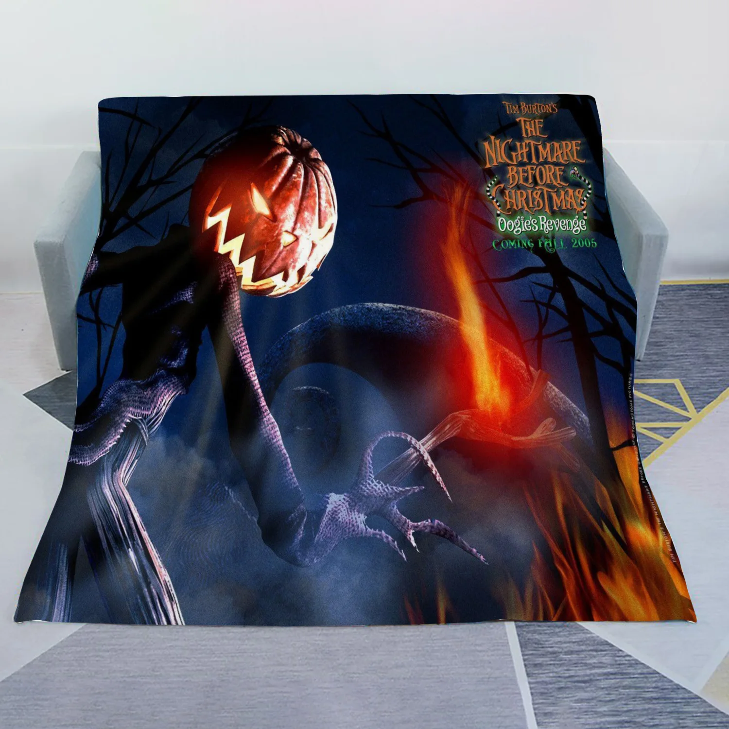 Кошмар перед Рождеством теплое Флисовое одеяло фланелевое s для детских кроватей