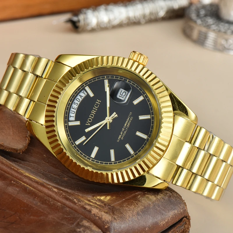 

Brand Watch Mens Casual Fashion Sport Design Watches Gift Montre Homme Luxe Gold Man Quartz Luxury Designer Wristwatch Clock