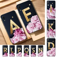 initial letter a z phone case for huawei y 6 9 7 5 8s prime 2019 2018 enjoy 7 plus