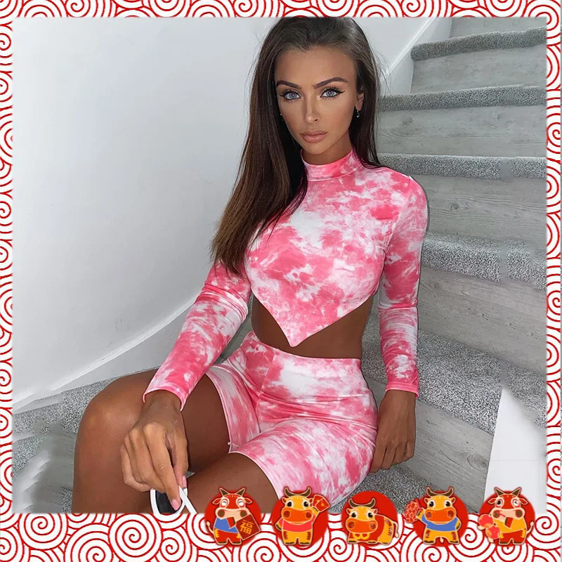 Летний популярный женский облегающий топ с завязками и открытой спиной шорты