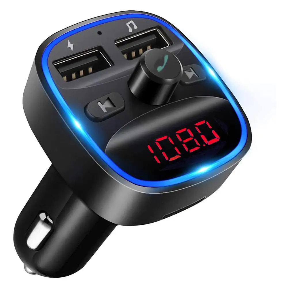 Bluetooth автомобильный комплект FM передатчик беспроводное автомобильное зарядное