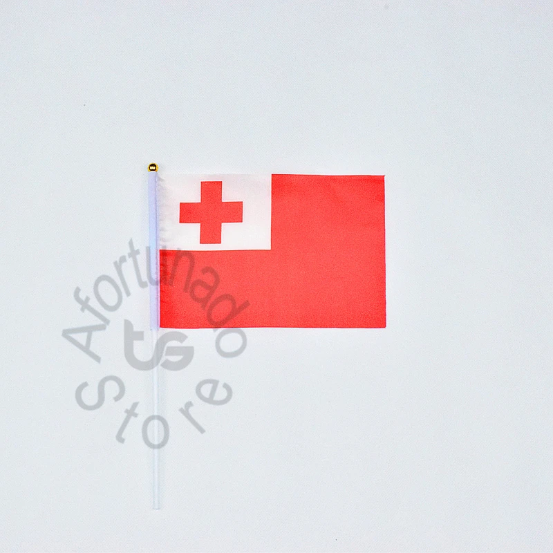 Tonga флаг баннер 14*21 см Фотофон |