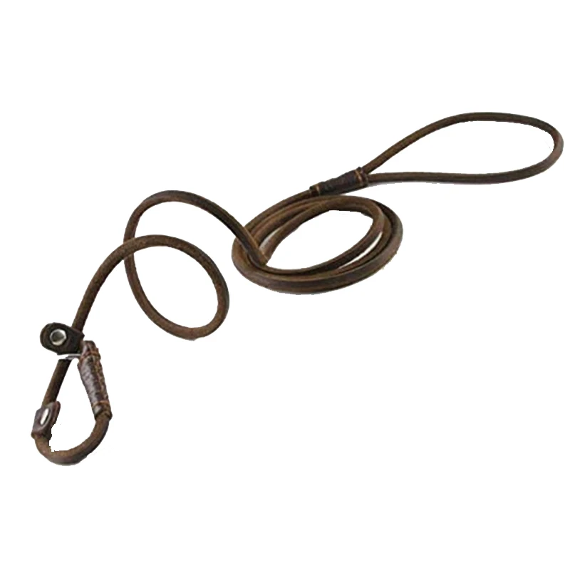 Поводок для собак из натуральной кожи длинная цепь поводок прогулок с питомцами