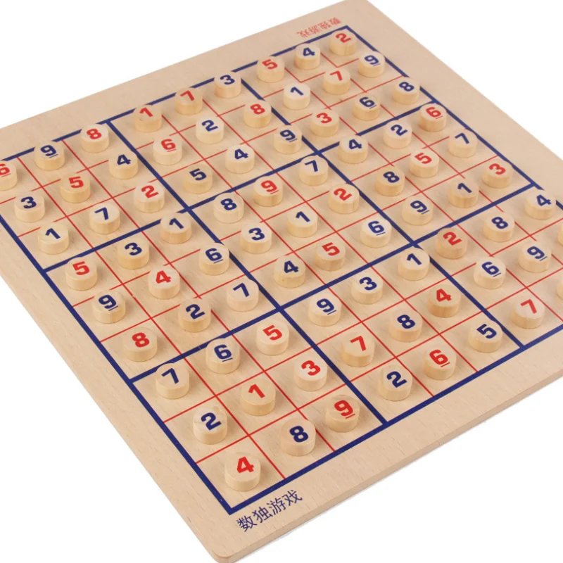 Sudoku шахматы деревянные цифры от 1 до 9 можно поместить только один раз в любой ряд