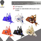 Разборный акриловый манипулятор SG90 MG90S 4 DOF механическая рука робота для Arduino, сделай сам
