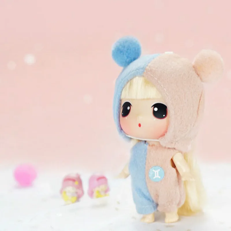 Новинка 2019 подлинные корейские куклы с двенадцатью созвездиями 9 см BJD подарок
