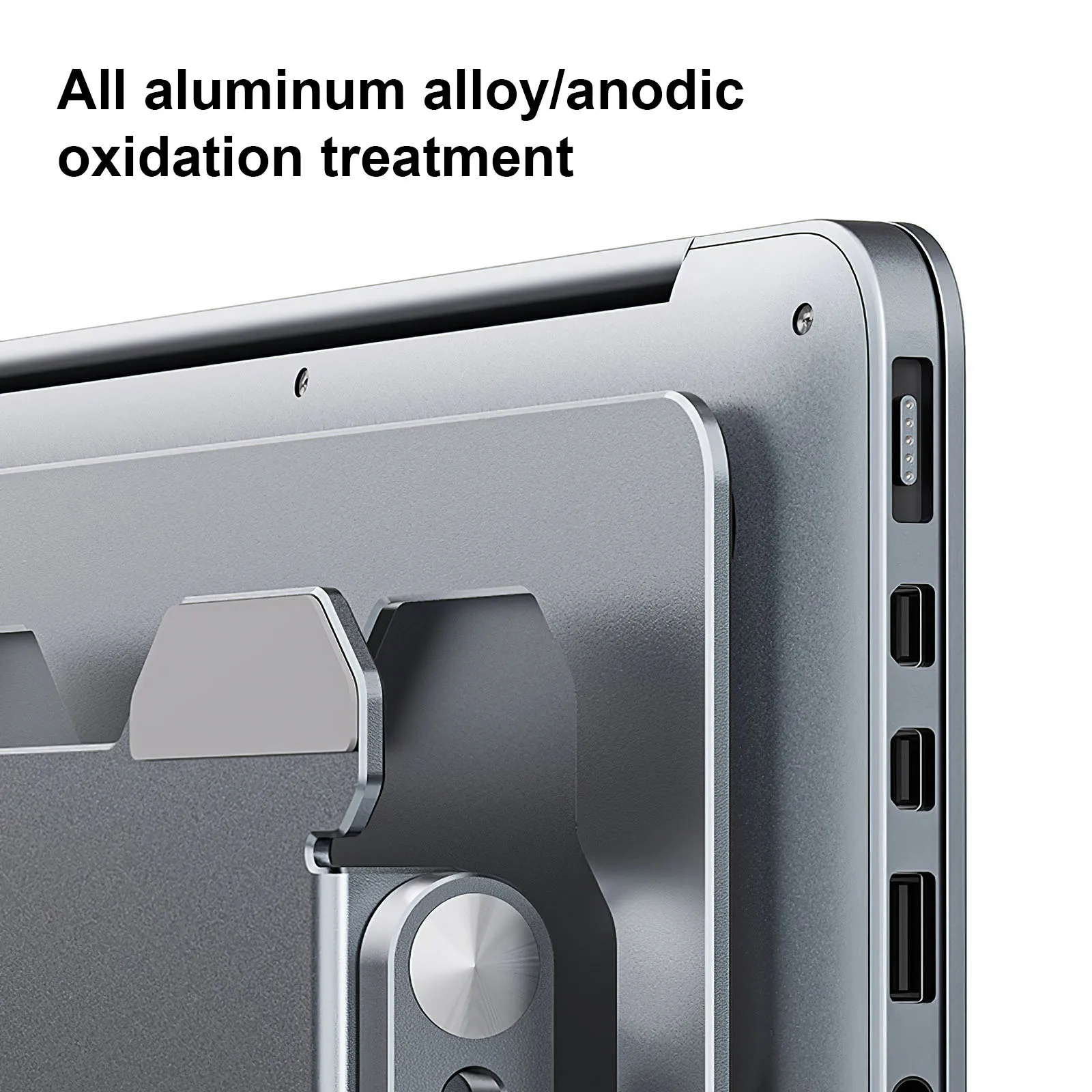 

Portable Laptop Stand Foldable Support Base Notebook Stand Multi-Angle Adjustable Desktop Holder With Non-Slip Silicone Mat