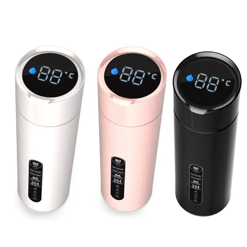 

Smart Insulation Cup Portable Sports Readily Cups Men Women Camping Kettle Gifts