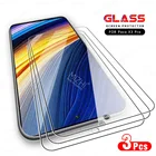 Закаленное стекло для poco x3 pro nfc m3 m2 c3 f2 f3, защитная пленка для экрана poko poxo m 2x3 pro pocox3, защитная пленка, 3 шт.