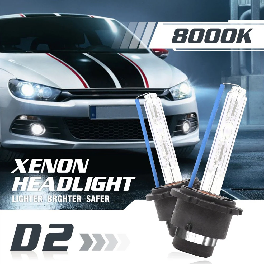 FDCHT Автомобильные фары ксеноновые d2s canbus лампы 8000k d2r zenon hid авто комплект bi luces xenon 35
