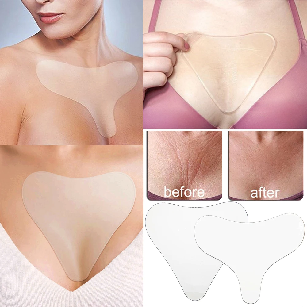 

Anti-Wrinkle Chest Pad Reusable Silicone Chest Wrinkle Pads for Chest Wrinkle Prevention Anti-Wrinkles Patch While Sleeping