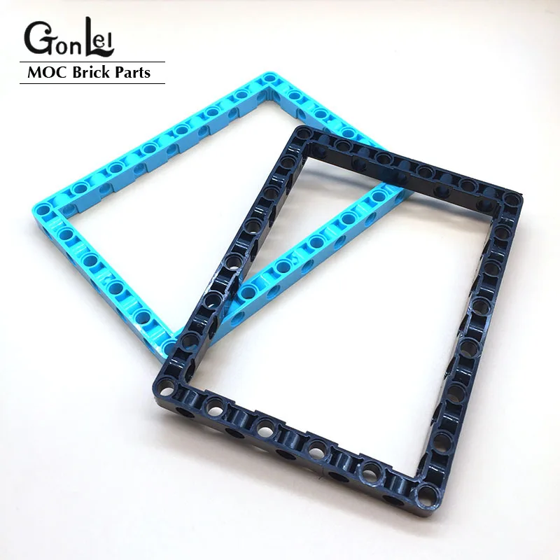 

2Pcs/lot High-Tech Beam Frame 11x15 Arm Ring / Ring Beam MOC Building Blocks Parts DIY Toys for EV3 SPIKE Compatible with 39790