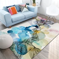 abstract water color art bubble bedroom door living room kitchen mat carpet customizationcustom size