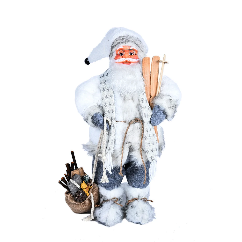 

Christmas Decorations For Home 45CM Big Santa Claus Doll Children Xmas New Year Gift Christmas Tree Decor Wedding Party Supplies