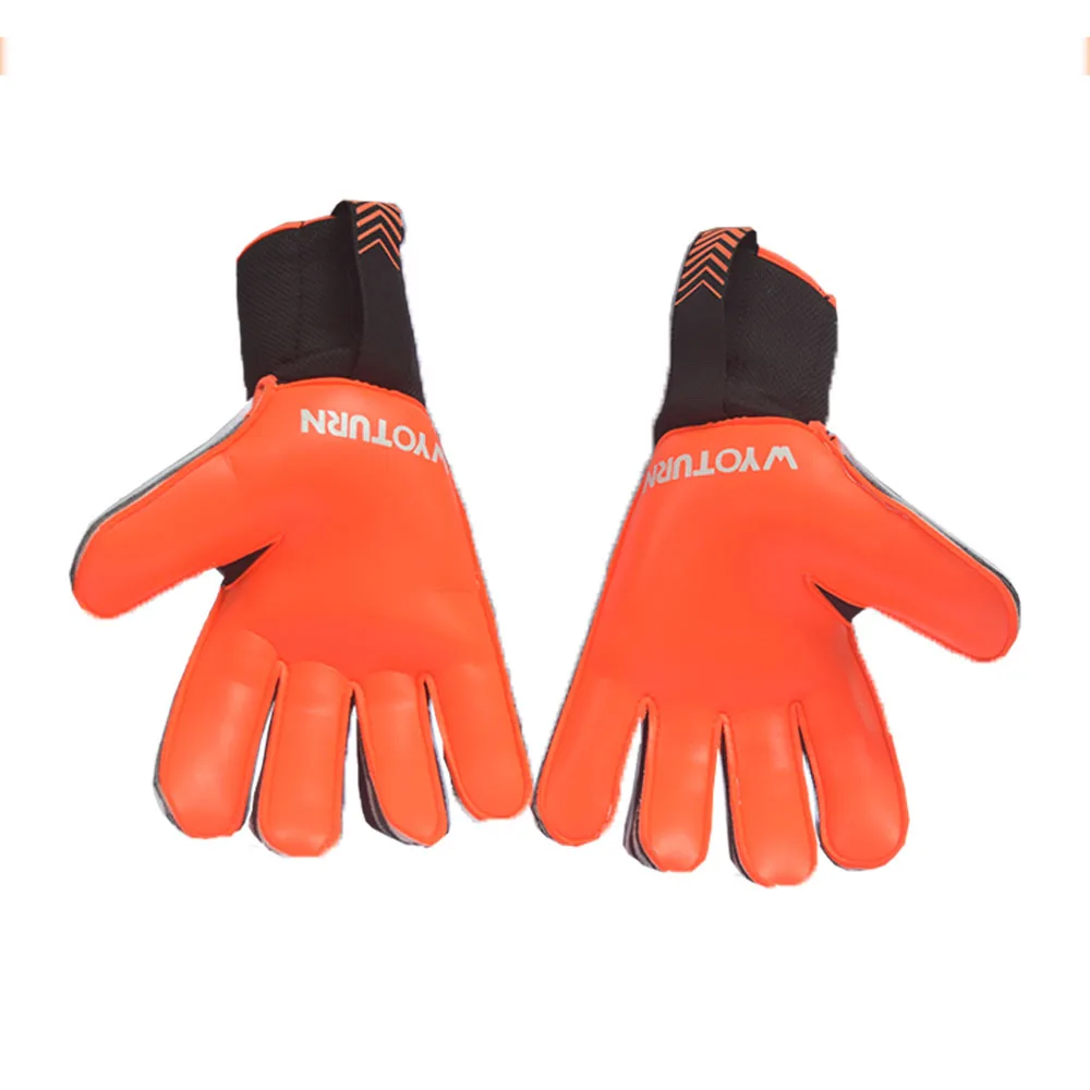 Новое поступление оранжевые латексные перчатки для вратаря по футболу