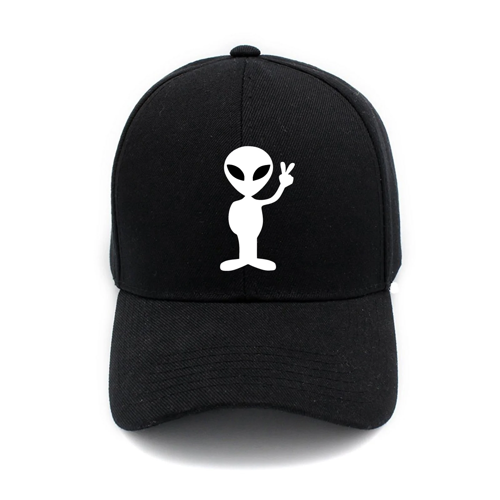 Инопланетянин забавная шапка s хлопок регулируемая бейсболка Снэпбэк Кепка