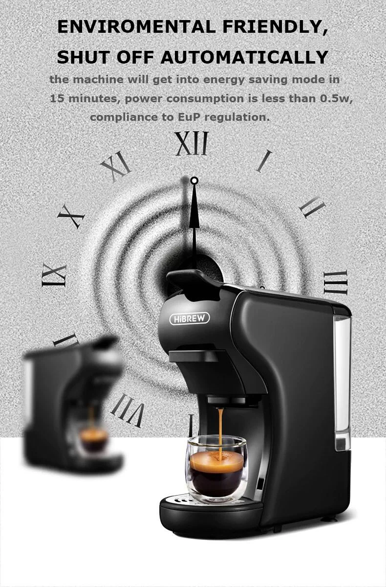 HiBREW 3-в-1 мульти-Функция эспрессо-кофемашина; кофеварка, кофе эспрессо, combinacapsule Капсульная кофемашина