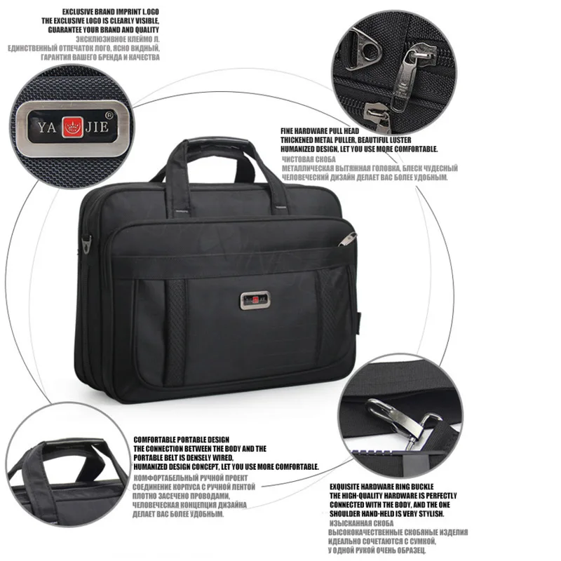 classic men laptop handbags male shoulder messenger bags female work office bags man computer handbags pochette bolso hombre sac free global shipping