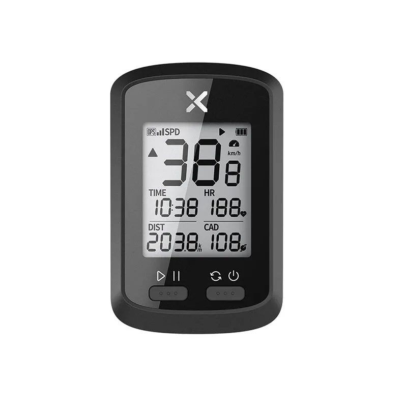 Беспроводной велокомпьютер XOSS G + Bluetooth ANT GPS датчик частоты вращения педалей и