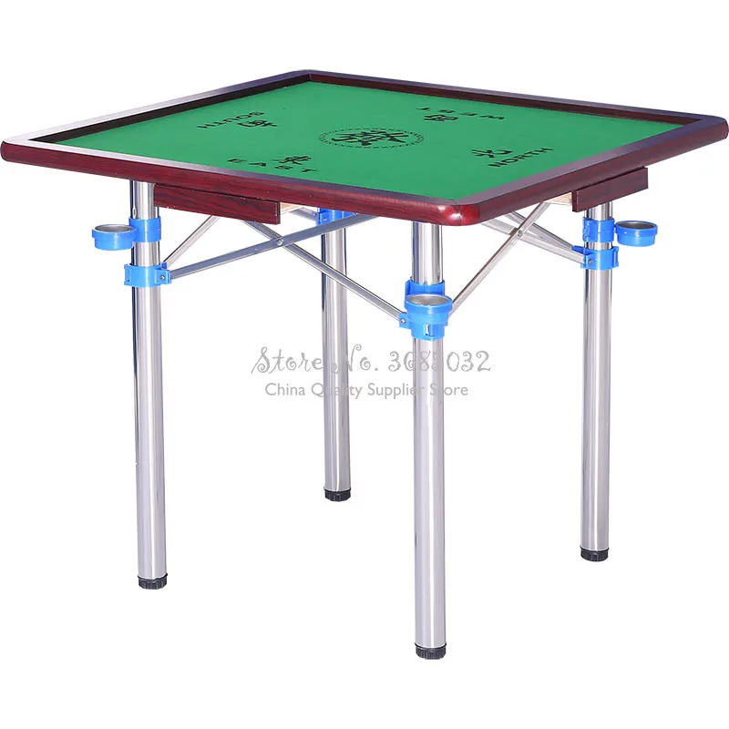 Folding Mahjong Table Home Simple Chess Intelligent Poker Tables Ruleta Chupitos Practical Fieltro Verde Entertainment |