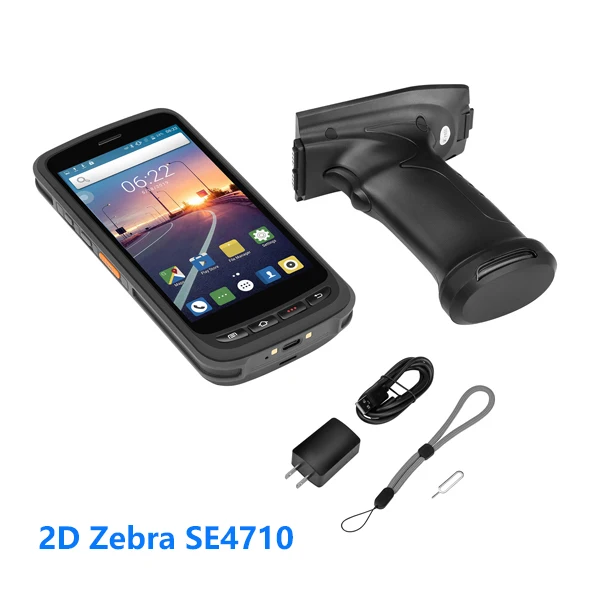 2D Zebra SE4710 КПК ручной Android POS терминал сканер штрих-кода 2D NFC 4G WiFi считыватель штрих-кодов 8000 мАч батарея Zebra SE4710 сборщик данных - Цвет: 2D Zebra SE4710