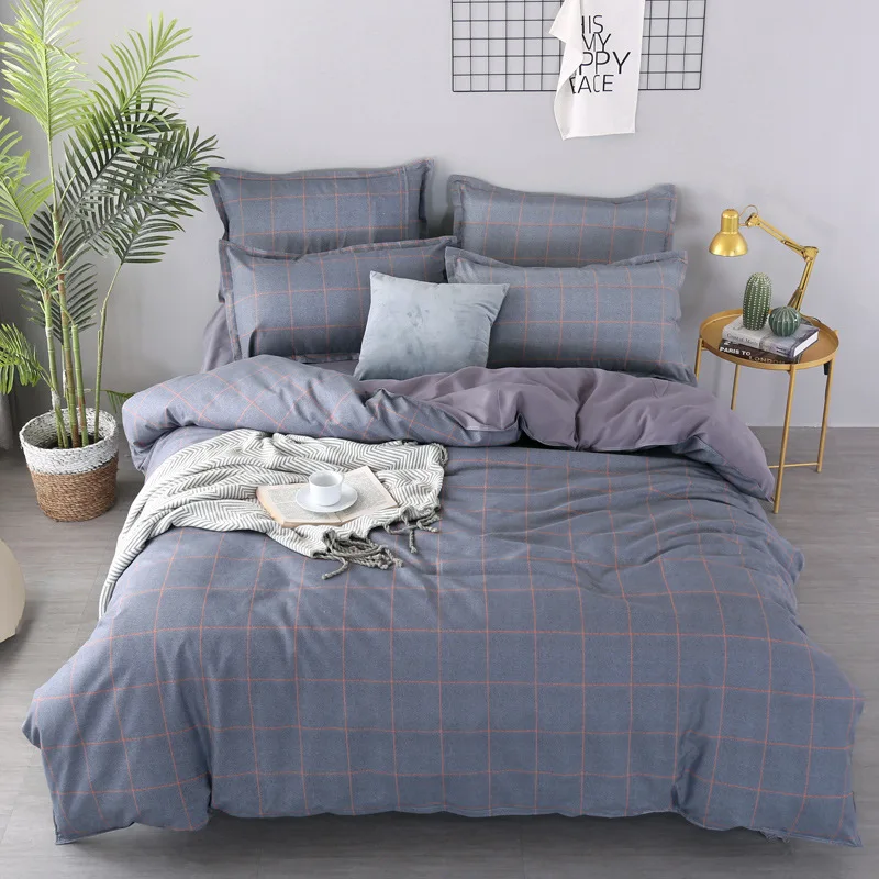 Постельное белье с геометрическим принтом Комплект постельного белья большого