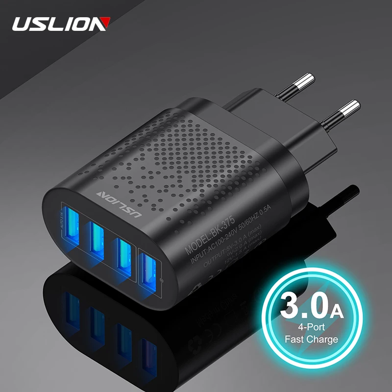 USB устройство для быстрой зарядки 4 порта 3 0|Зарядные устройства телефонов| |
