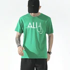 Летние мужские с изображением Мохаммеда Али и цитатой футболки Мужской Фитнес Повседневная одежда ММА Бокс, хлопковая футболка с короткими рукавами футболки топы Homme размера плюс