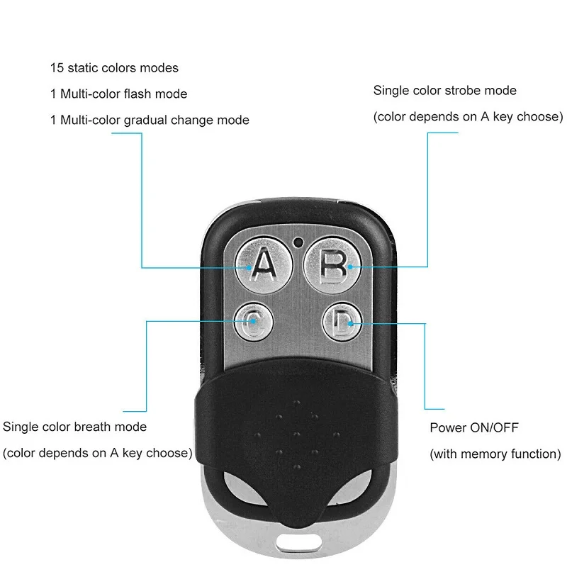Светодиодная неоновая лента RGB для мотоцикла гибкая Водонепроницаемая