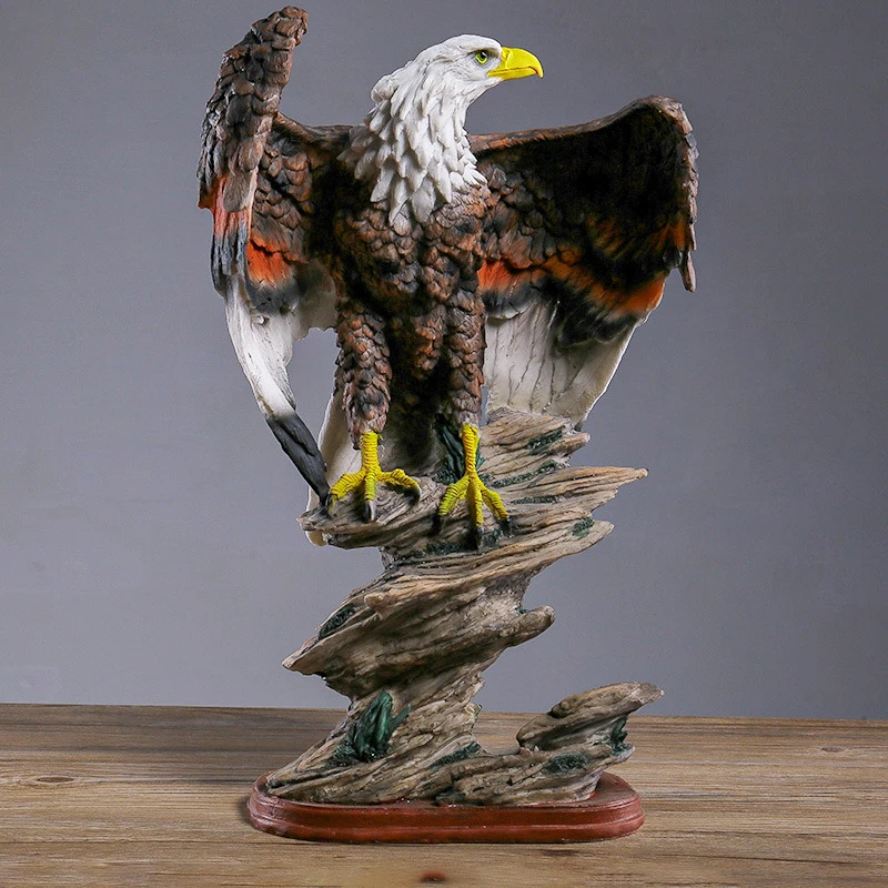 

Имитация античного орла, скульптура, украшения из смолы, открывающийся подарок, мебель для дома и офиса, фигурки орла, ремесла