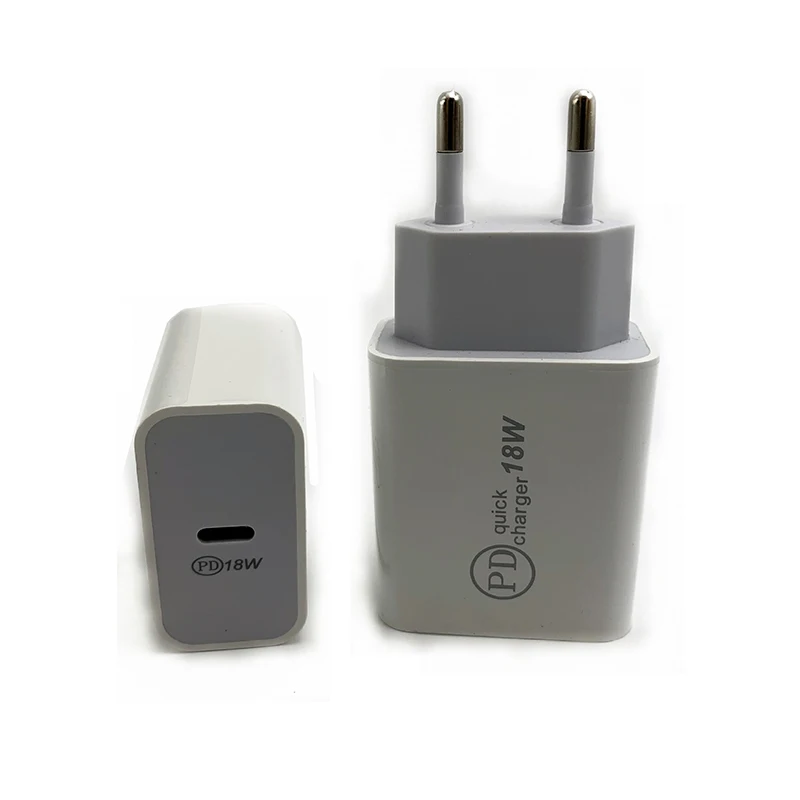 BRSUANG 18W PD Fast Charge USB Type-C Charger EU/US Plug For Samsung S10 Plus iPhone 11 Pro Max iPad Power Adapter | Мобильные