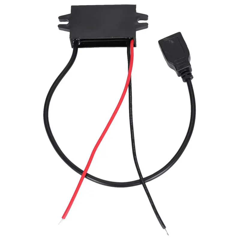 Power Converter Regulator DC 12V to 5V 3A 15W Step Down Waterproof Voltage Convert Transformer Connector Cable Car Charger 1 | Автомобили