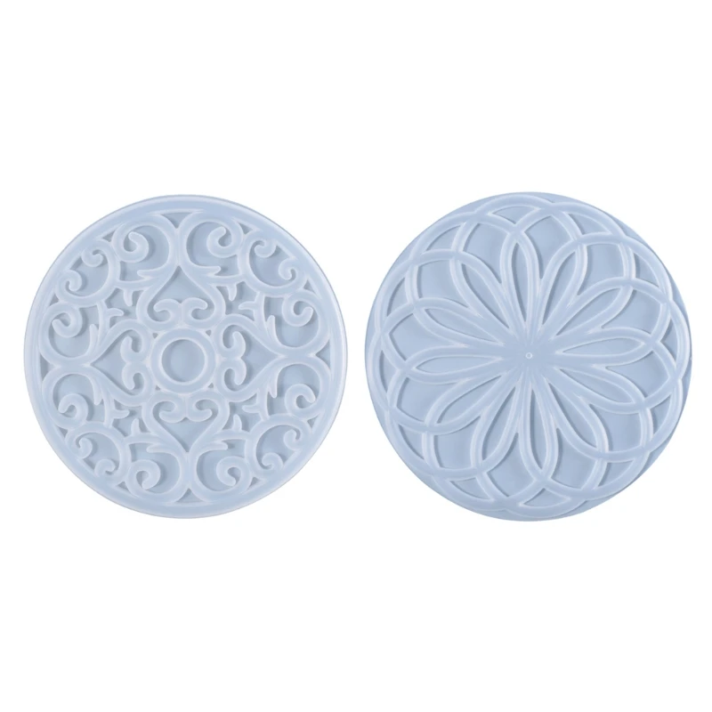 

Mandala Placemat Epoxy Resin Mold Coaster Cup Mat Crafts Casting Silicone Mould