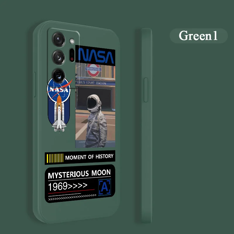 

Street View Astronaut Liquid Case For Samsung Galaxy A72 A52 A42 A32 A22 A21S A02S A12 A02 A71 A51 A41 A31 Soft Phone Cover Case