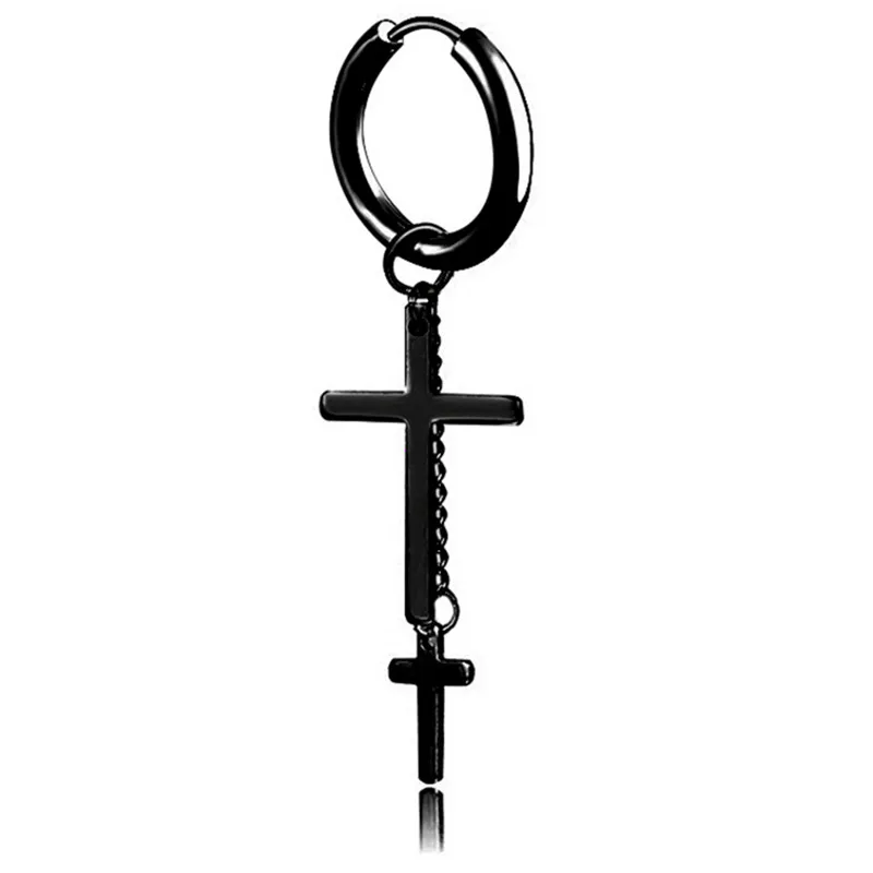 Быстро раскупаемый 1 шт. титановая сталь ухо клип панк мужские серьги