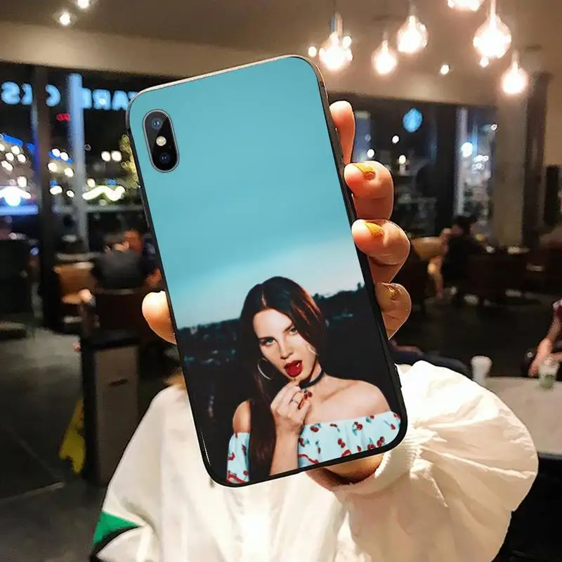 

Lana Del Rey singer Phone Case for iPhone 11 12 pro XS MAX 8 7 6 6S Plus X 5S SE 2020 XR