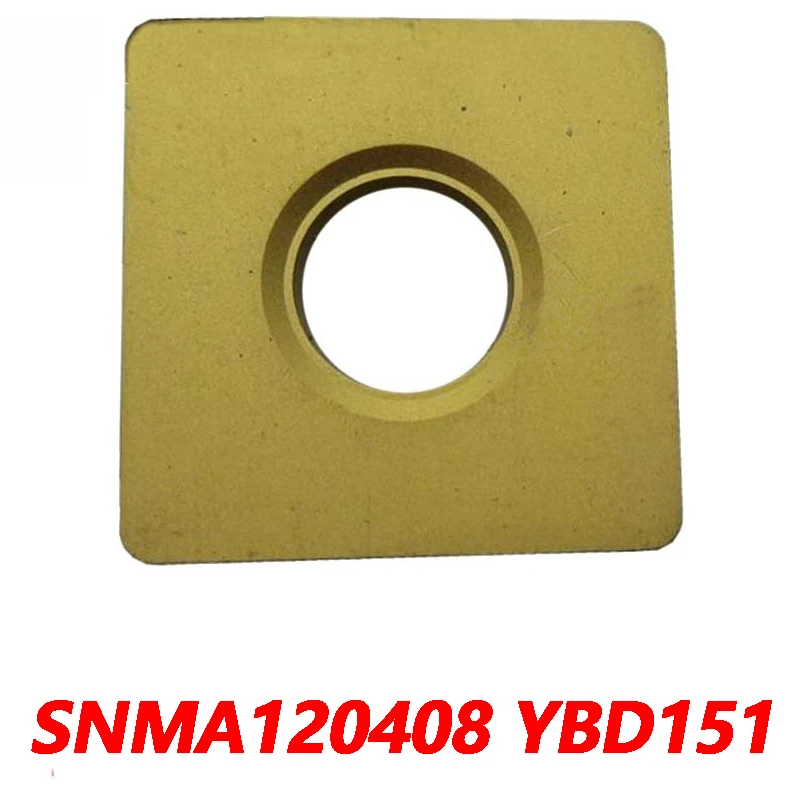 

100% Original SNMA SNMA120408 YBD151 10pcs Carbide blade 120408 CNC lathe blade Quality assurance Efficient and durable YBD