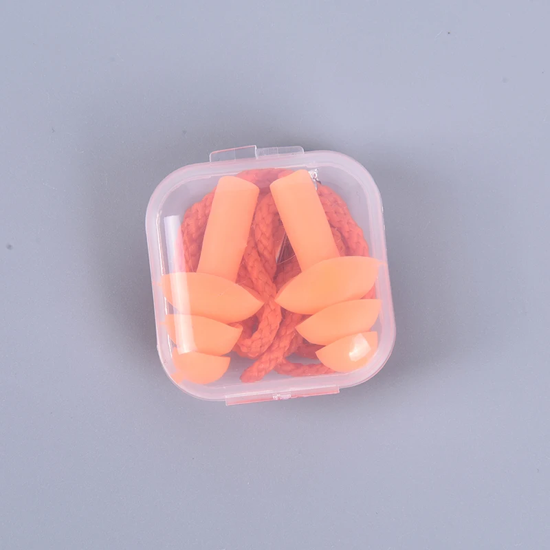 

1pc Comfort Earplugs Noise Reduction Silicone Soft Ear Plugs Swimming Silicone Earplugs Protective Noise Prevention For Sleep