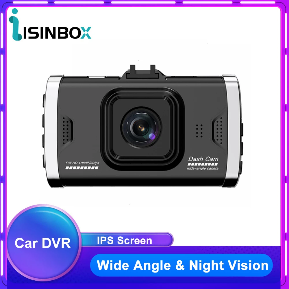 

3-дюймовый IPS-экран 1080P HD видеорегистратор Starlight ночное видение автомобильный видеорегистратор заднего вида G-Датчик 170 ° Широкий Угол Двойно...