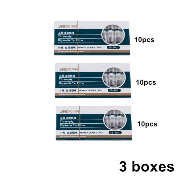 3 boxes 3 коробки одноразовых сигаретных смоляных фильтров держатель для 8 мм сигаретных магнитов зерно мундштук табачных смоляных фильтров советы фильтрации - Цвет: 3 boxes