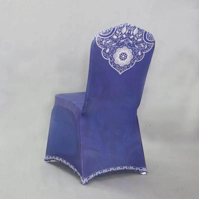 Синие искусственные Чехлы свадебное украшение искусственная ткань стул с поясом