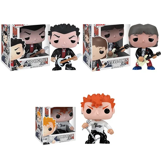 Экшн фигурки Джонни роттнерн 20 # СИД порочный 21 Стив Джонс 32 виниловые куклы