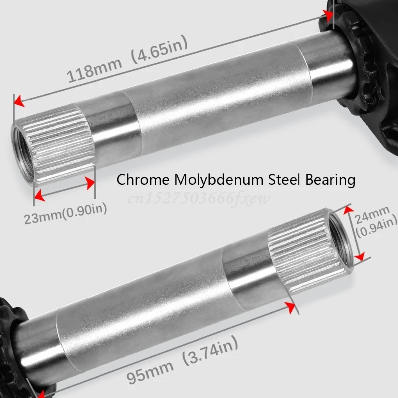 

2021 New Swtxo Bicycle Mtb Gxp Crankset 170Mm Crank 32T 34T 36T 38T Offset 3mm 6Mm Chainring Bottom Bracket for Shi-mano