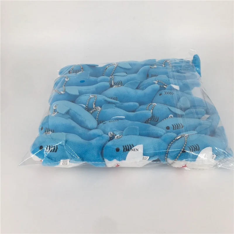 20 шт./лот Плюшевые игрушки куклы с акулой маленький подарок на брелок|Мягкие