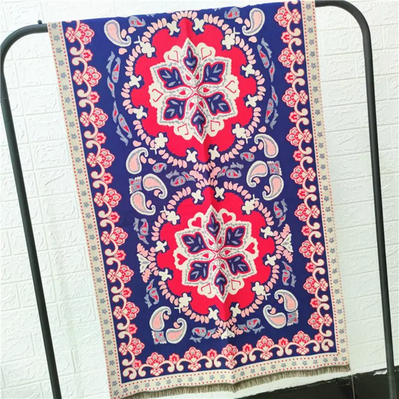 

Travel Shawls Poncho Autumn Winter Scarves Thickening New Ethnic Style Scarf Ladies Warm Tassel Imitation Cashmere Luxury Shawl