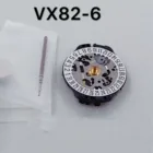 Аксессуары для часов новый оригинальный японский VX82E механизм VX82 три контакта шесть точек окно календарь кварцевый механизм без батареи